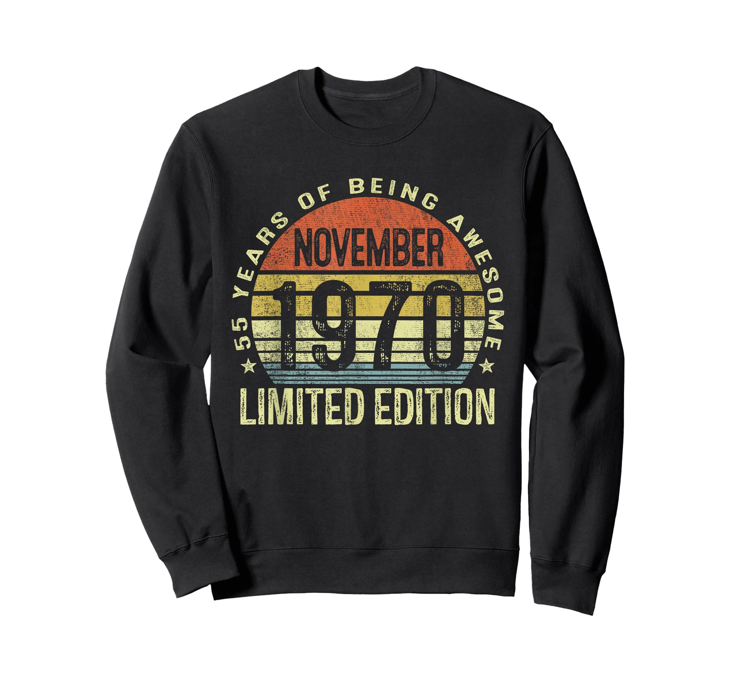 November 1970 55th Birthday Gifts for Men Women 55 Year Old T-Shirt