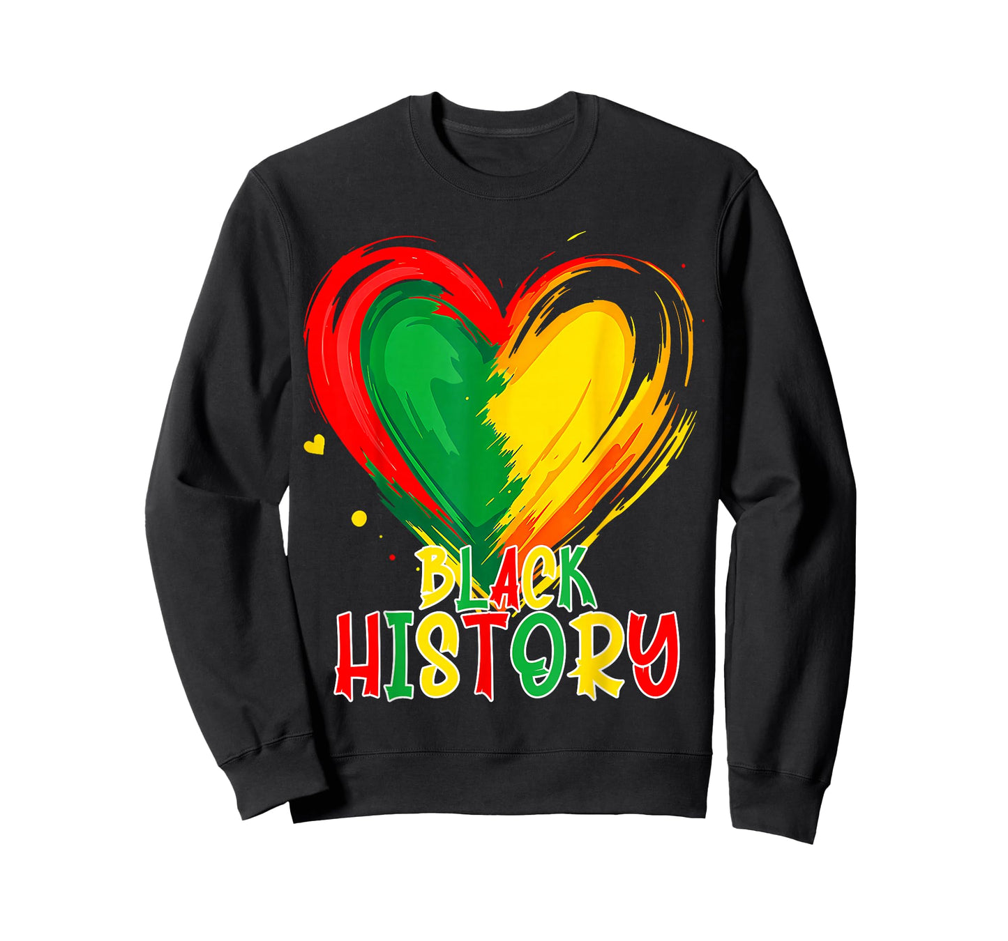 African Heart Black History Month African American T-Shirt