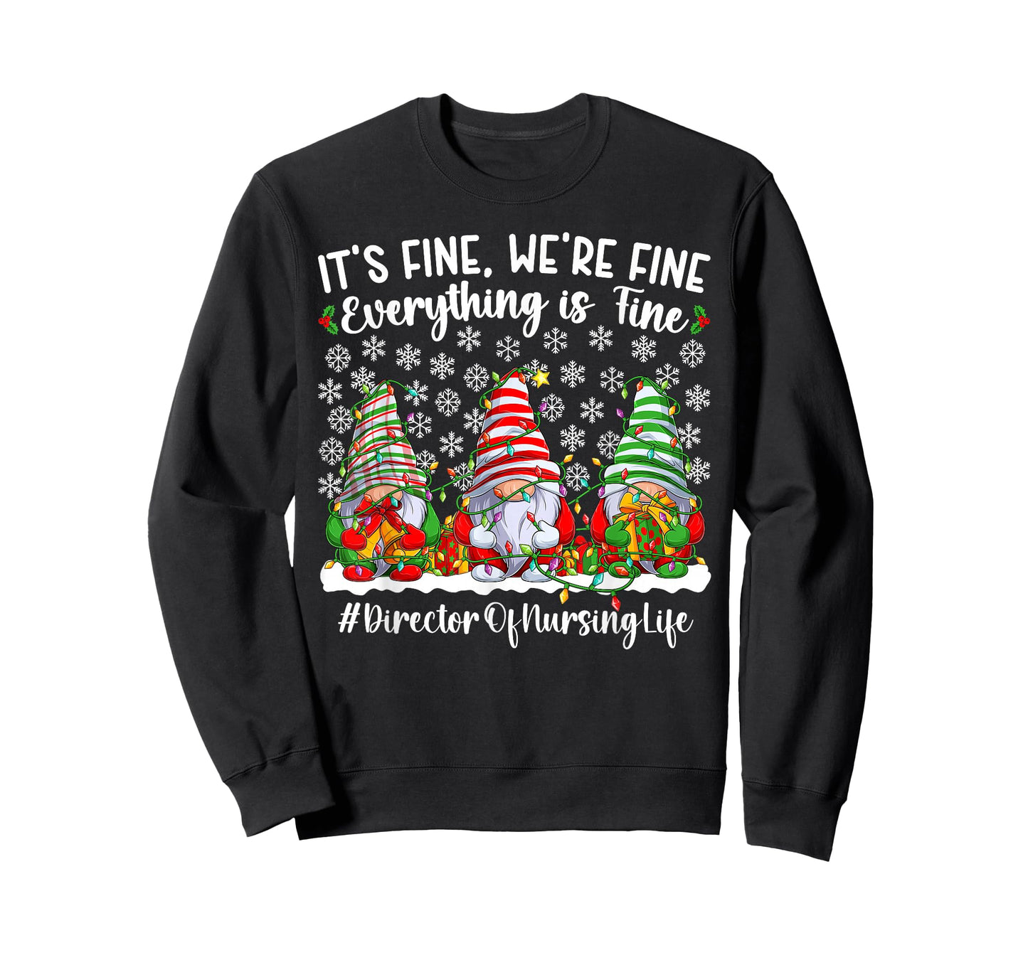 Funny Director of Nursing Christmas Director Nurse Xmas T-Shirt