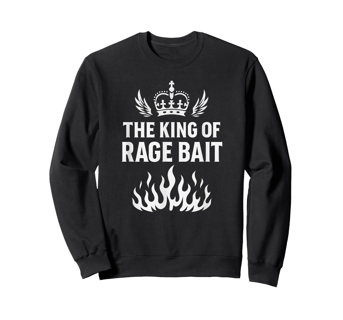 King of Rage Bait Funny Meme, Joke Humor Quote T-Shirt