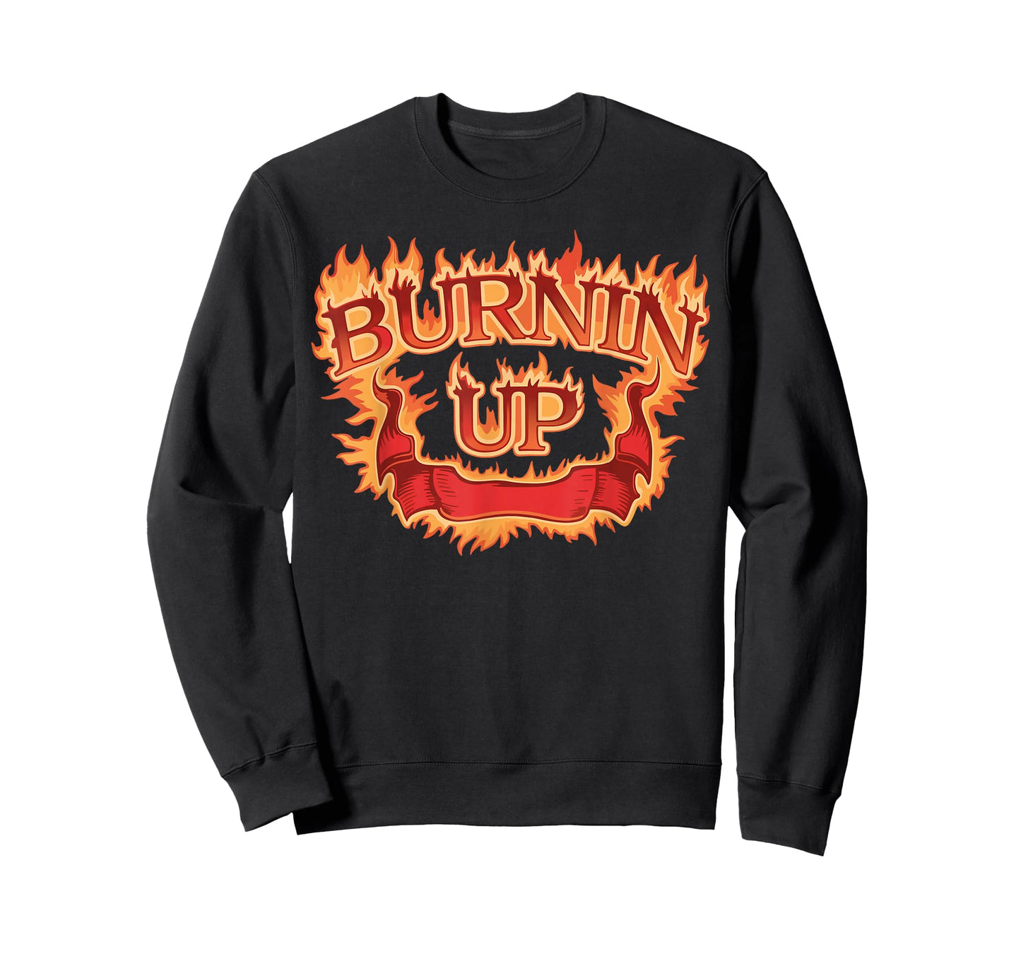 Burnin Up Flames Vintage T-Shirt