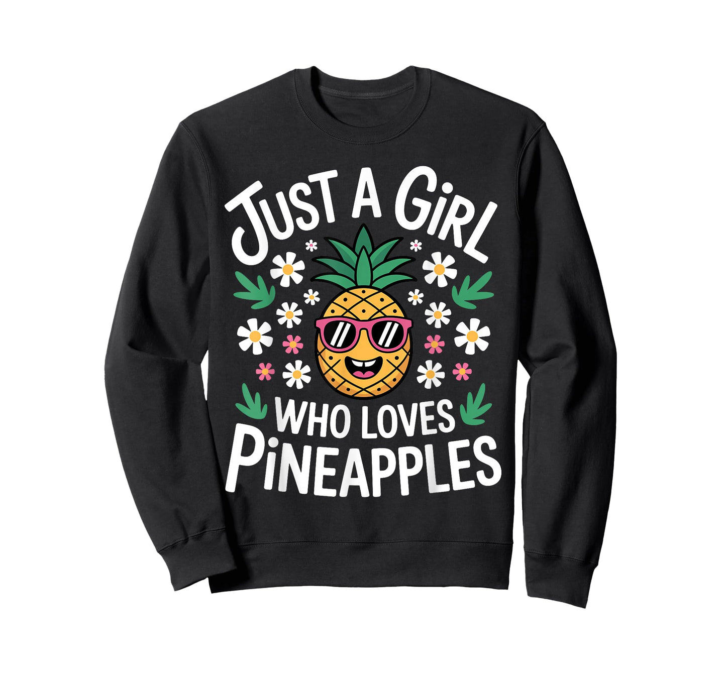Funny Pineapple Design for Women Girls Fruit Pineapple Lover T-Shirt