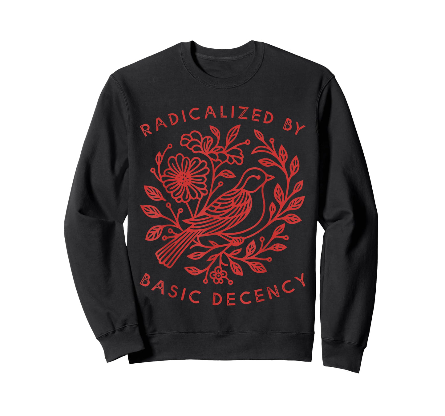 radicalized by Basic Decency Pigeon T-Shirt