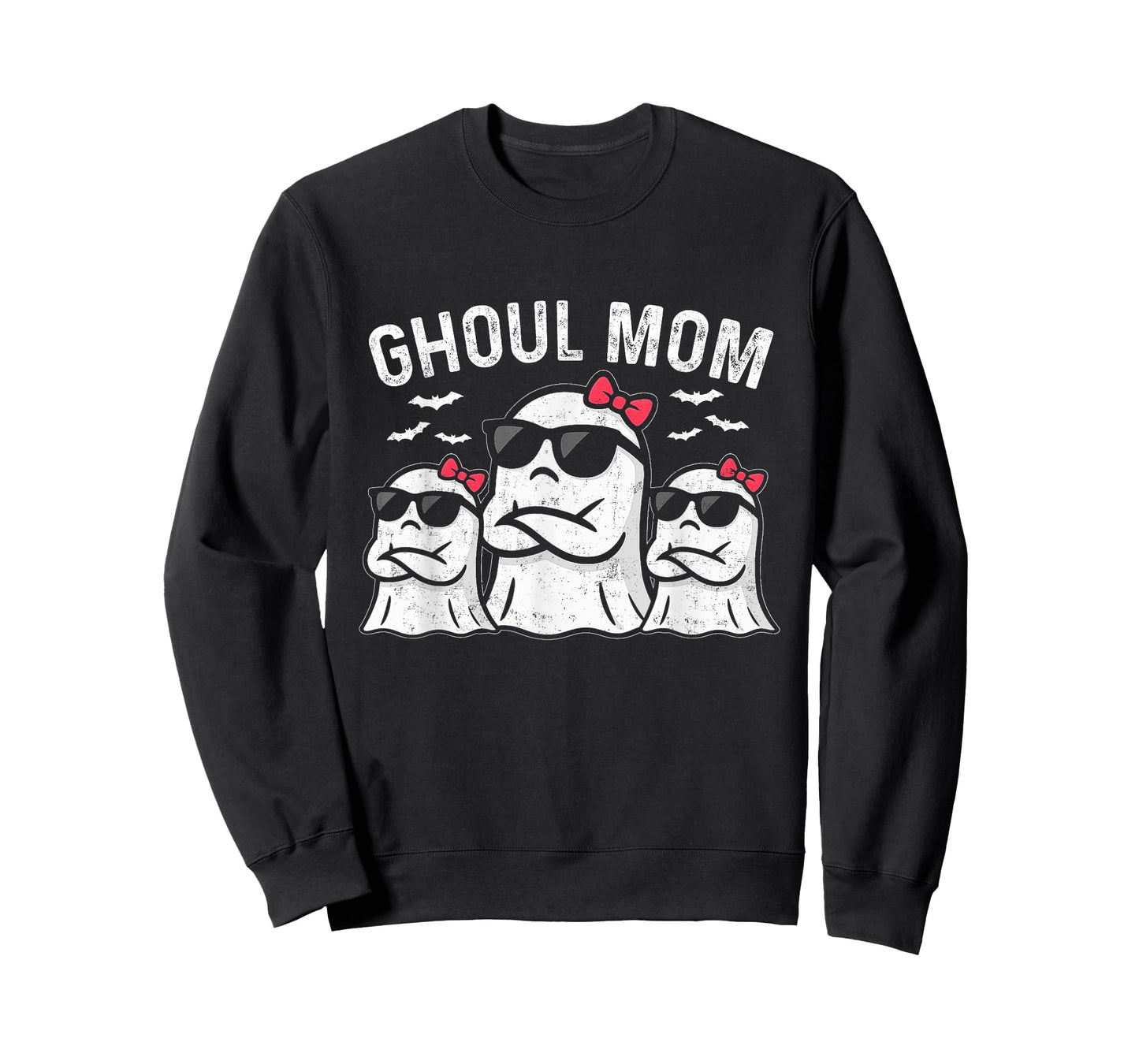 Retro Ghoul Mom Mother Ghost Mama Halloween Funny T-Shirt