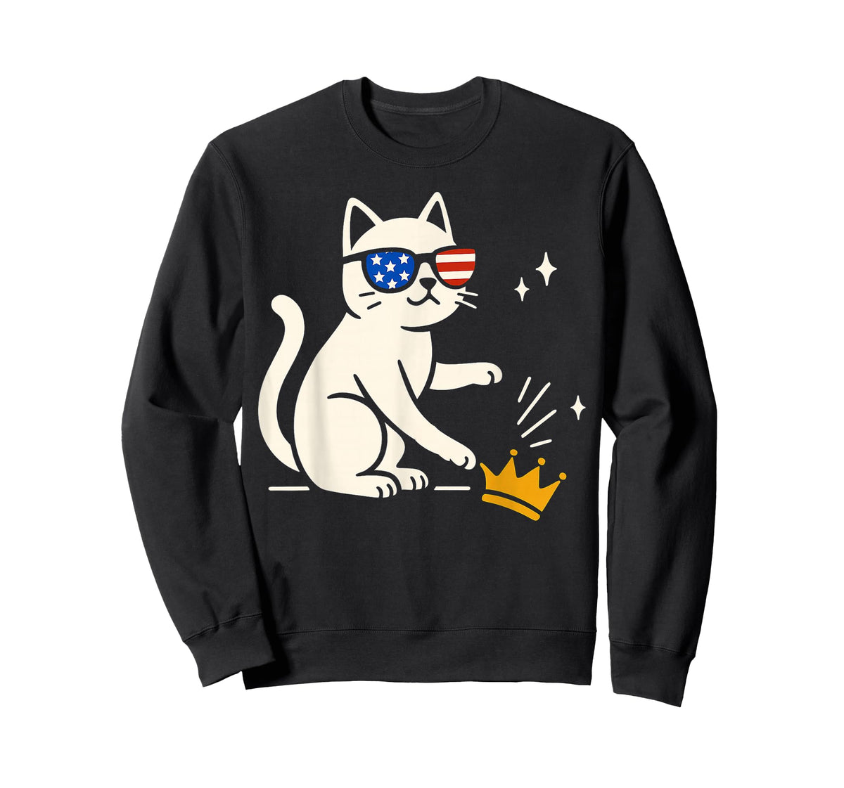 Funny Protesting Cat No King T-Shirt