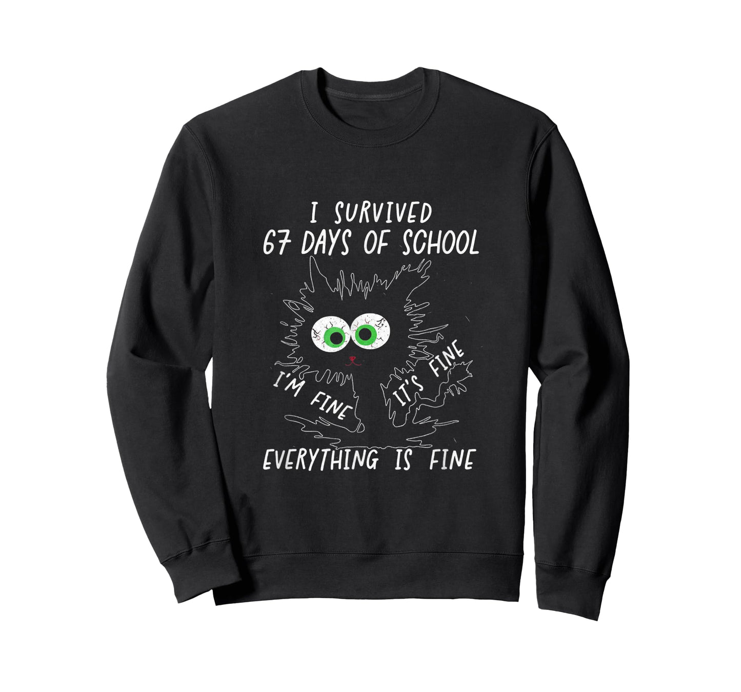 I Survived 67 Days of School Funny Six Seven Meme T-Shirt