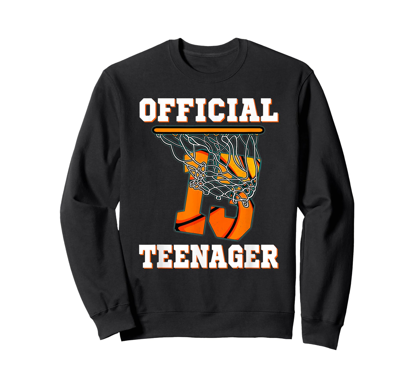 Official Teenager 13th Birthday 13 Year Boy Basketball Bday T-Shirt