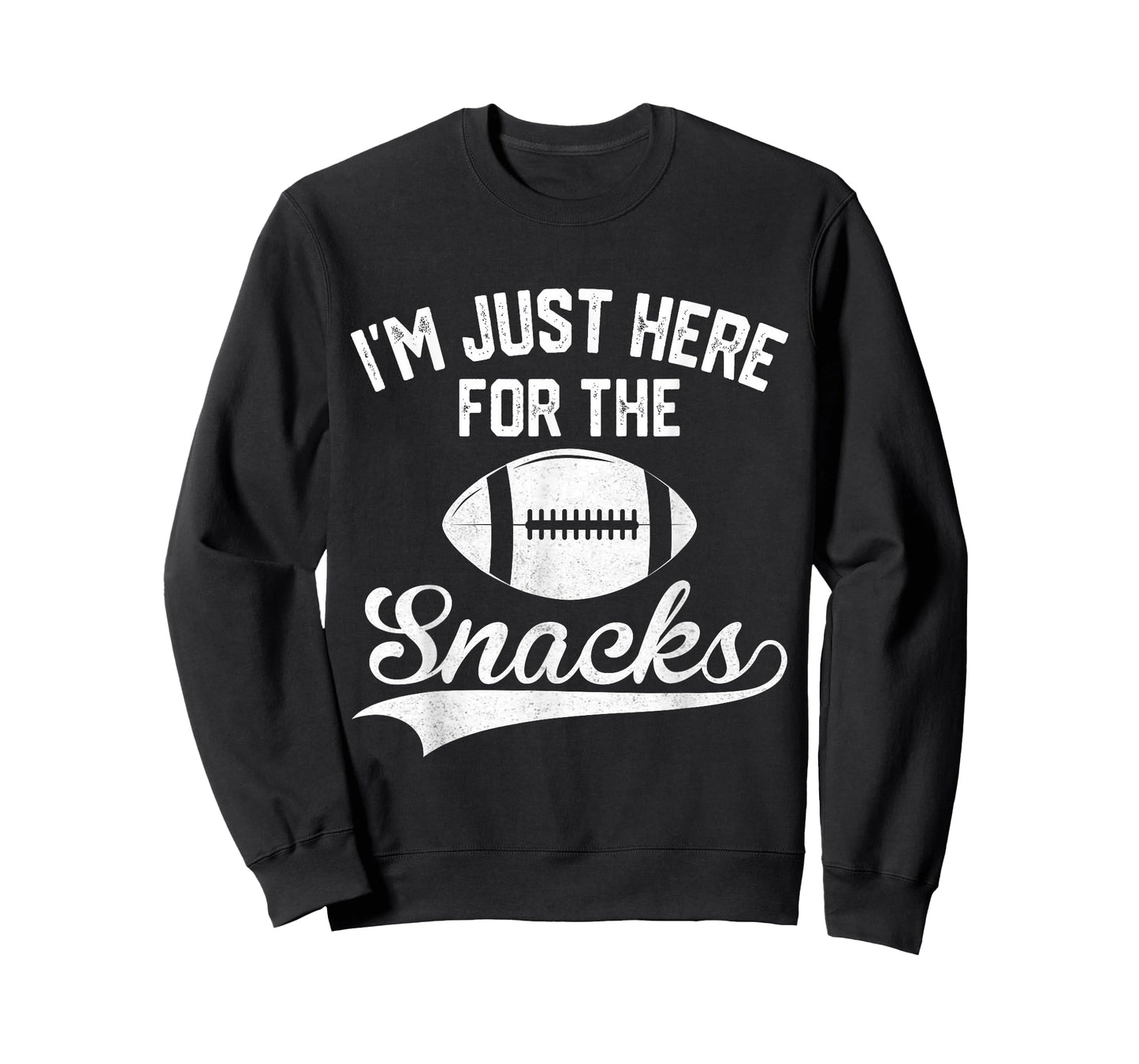 I'm Just Here for The Snacks Cute Football Women Kids T-Shirt