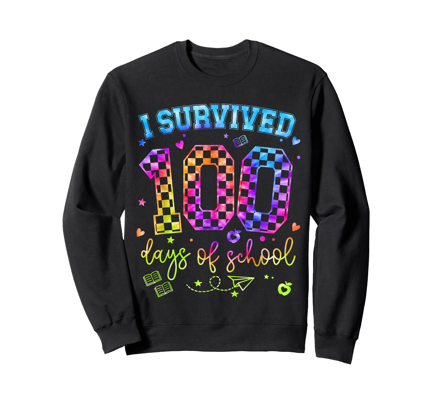 I Survived 100 Days of School Students Teachers 100th Day T-Shirt