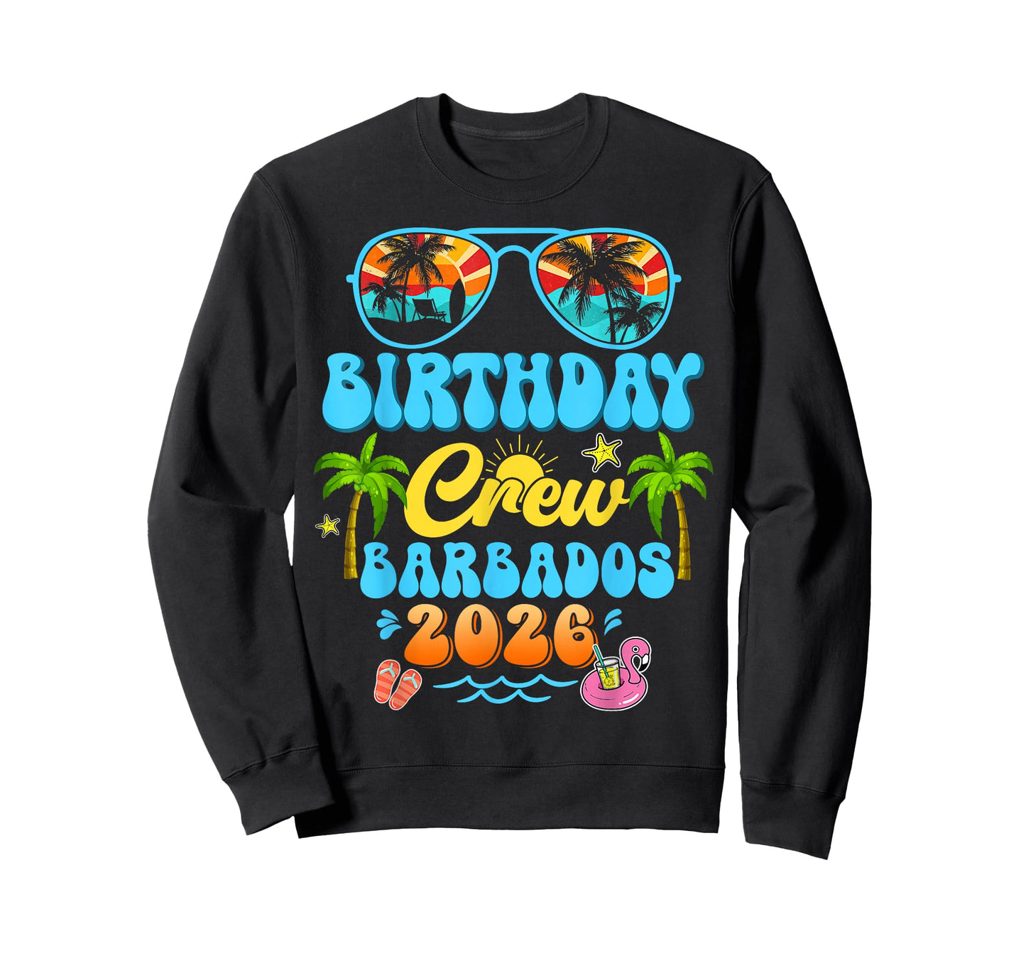 Barbados Birthday Crew Vacation Cruise 2026 Summer Trip T-Shirt