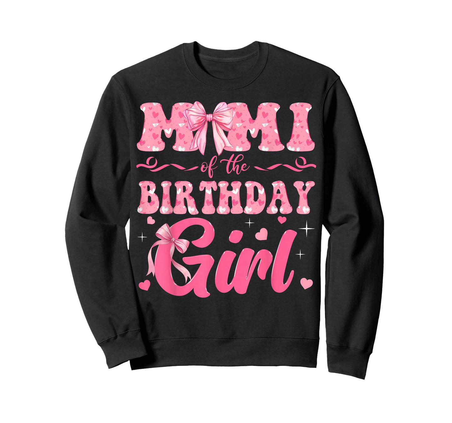 Mimi of The Birthday Girl Family Pink Coquette Bow T-Shirt