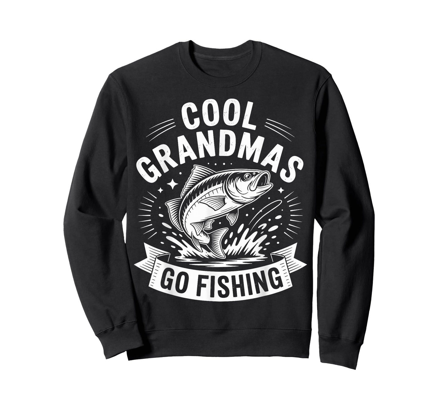 Cool Grandmas Go Fishing T-Shirt