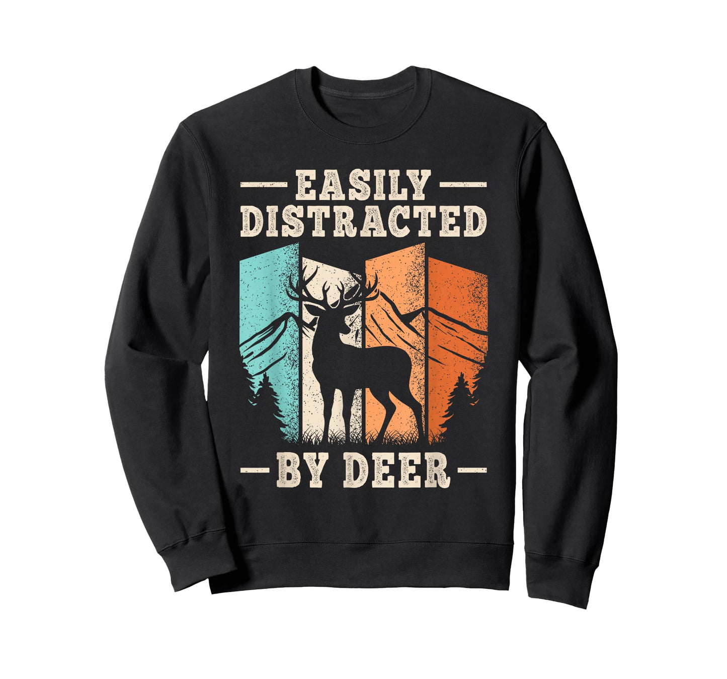 Easily Distracted by Deer Lover Men Women Kids T-Shirt