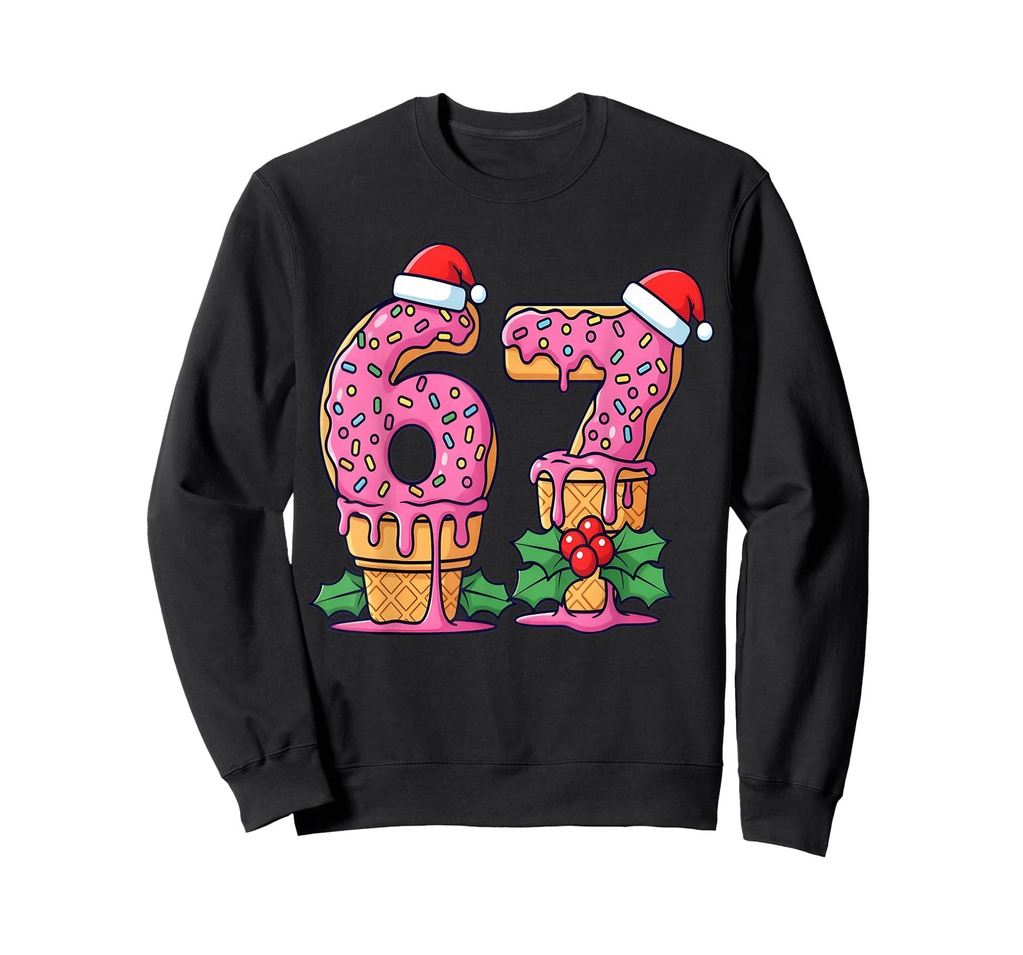 Baseball Drip Ice Cream 67 Baseball Lifestyle 101 Christmas T-Shirt