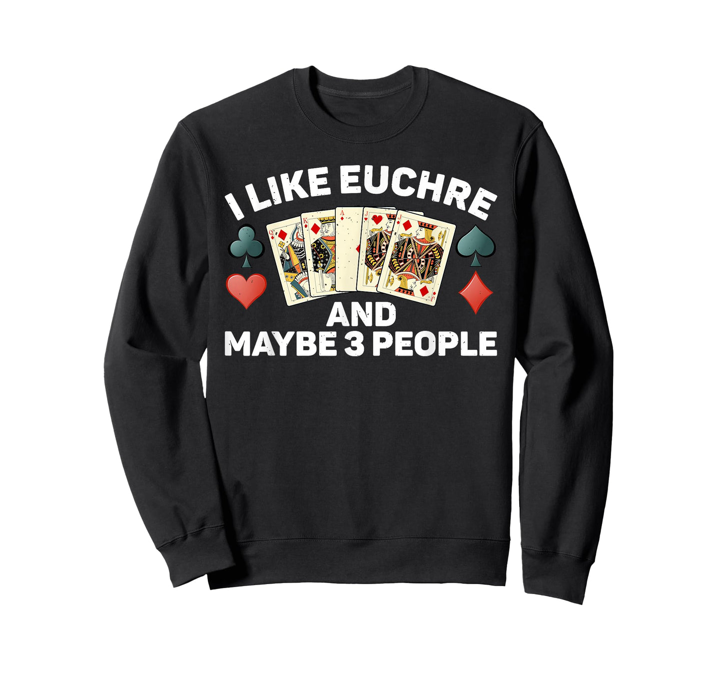 Funny Euchre Art for Men Women Kids Card Game Euchre Lover T-Shirt