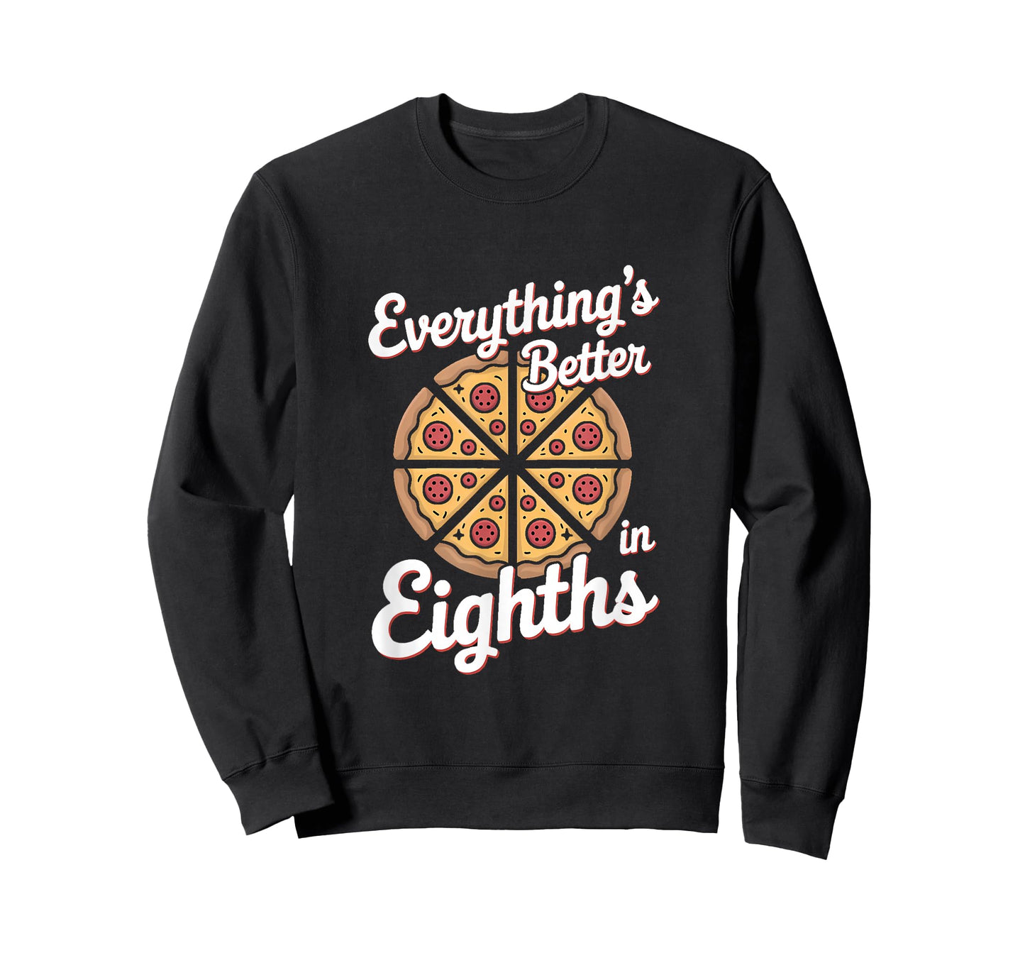 Pizza Fraction Slice Math Learning - Tasty Geometry T-Shirt