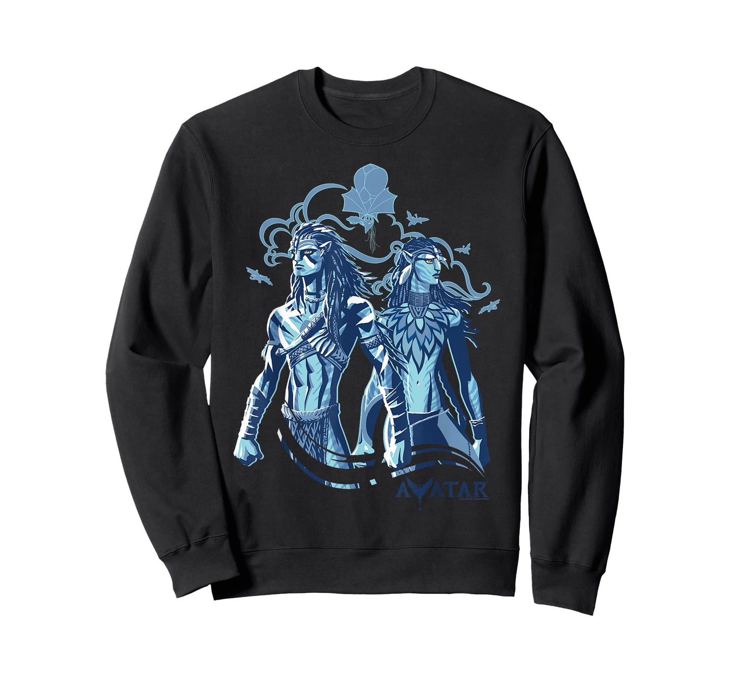 Avatar: Fire and Ash Jake Sully and Neytiri Stand Together T-Shirt