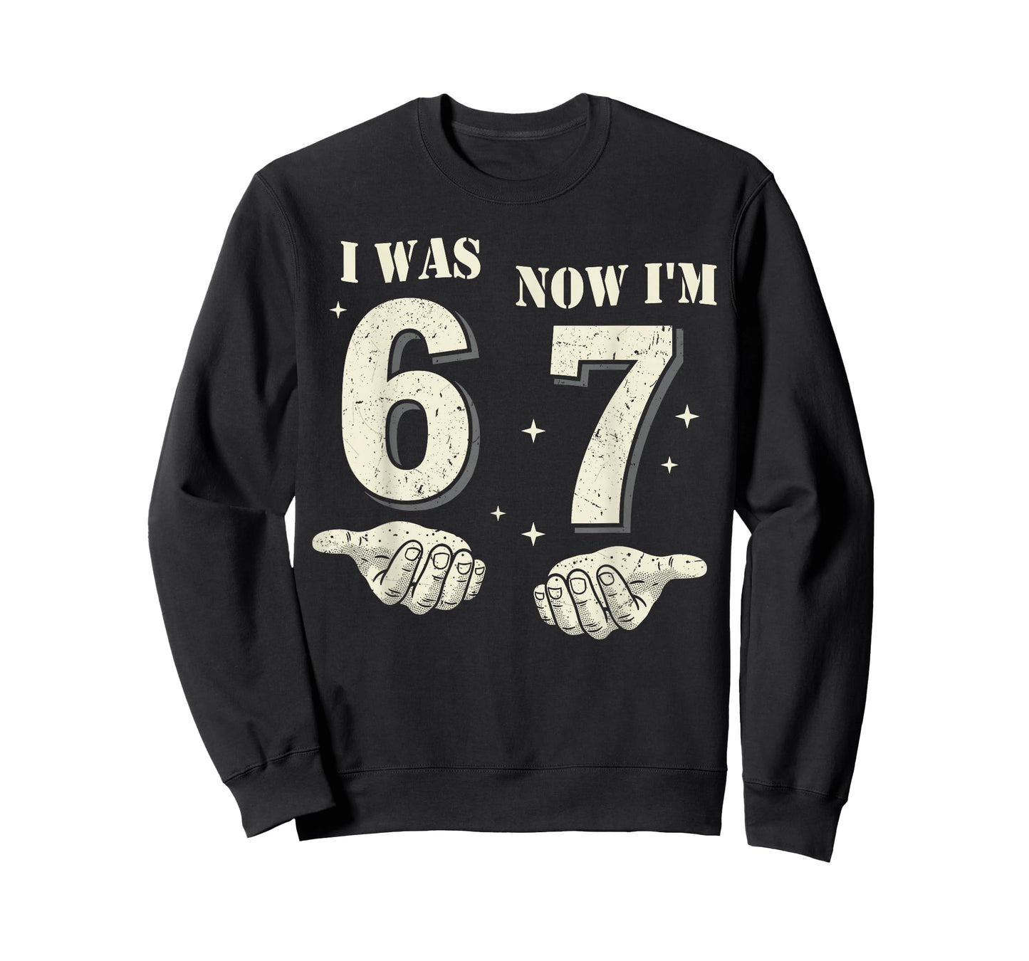 I was 6 Now I'm 7 Year Old Birthday 67 Funny for Kids Boys T-Shirt