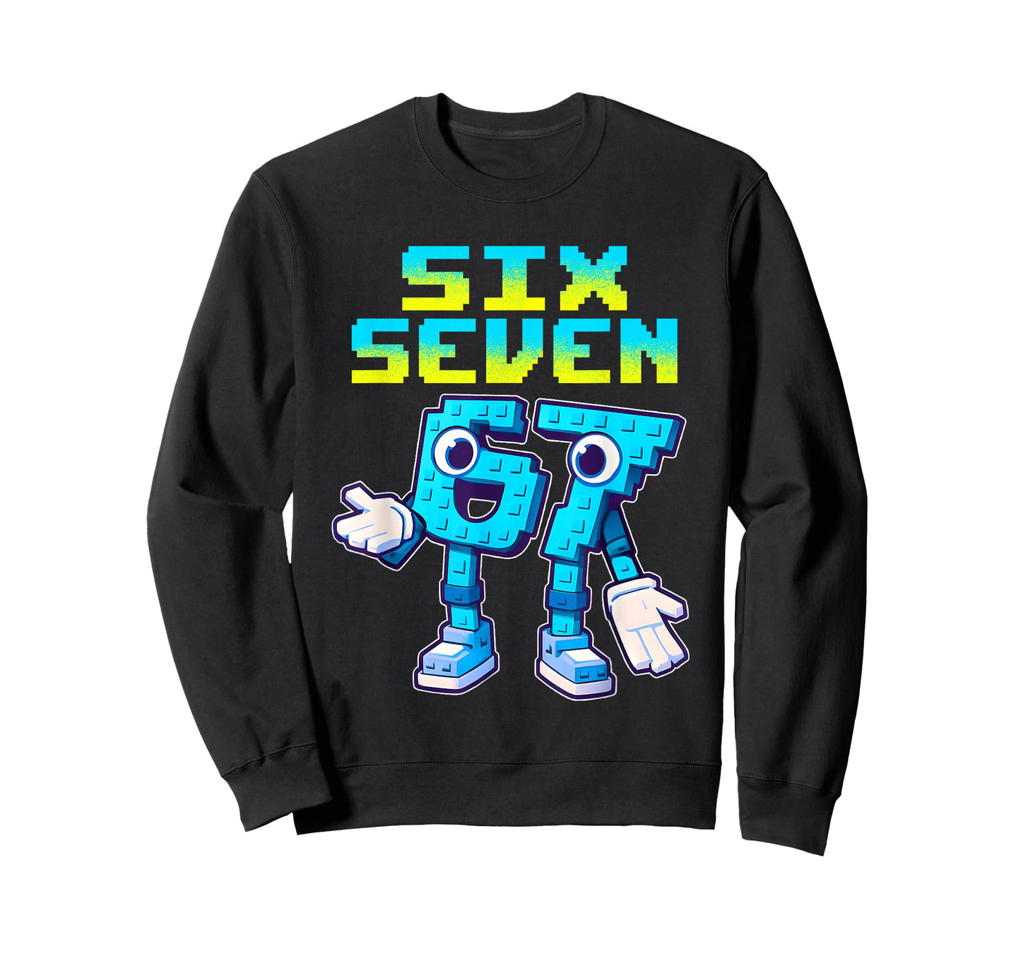 67 Six Seven 6-7 Funny Italian Brainrot Kids Gaming Meme T-Shirt