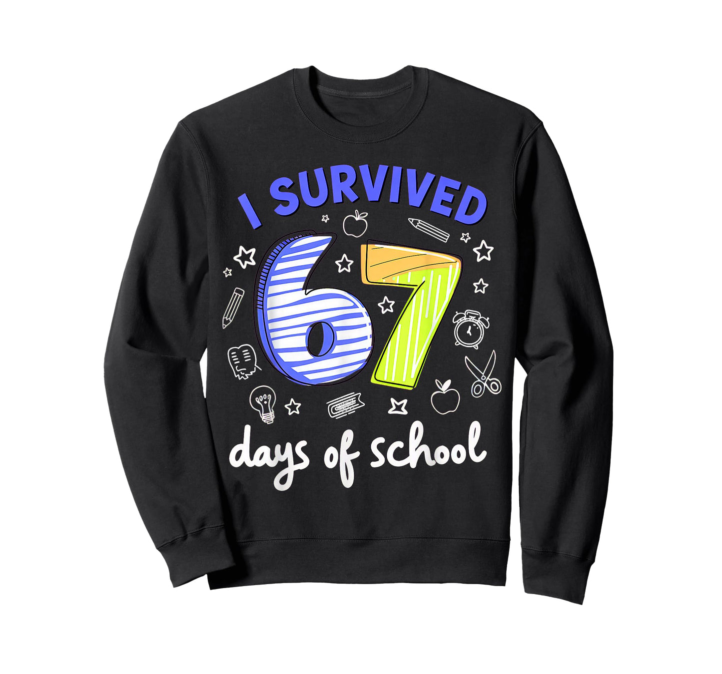 I Survived 67 Days of School Meme Teacher Student T-Shirt