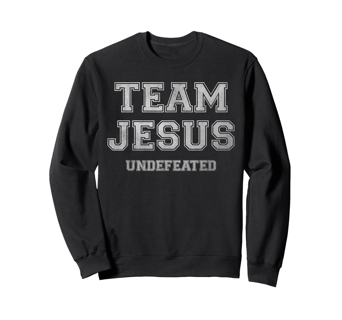Team Jesus is Undefeated Christian Sports Jersey Faith Sign T-Shirt
