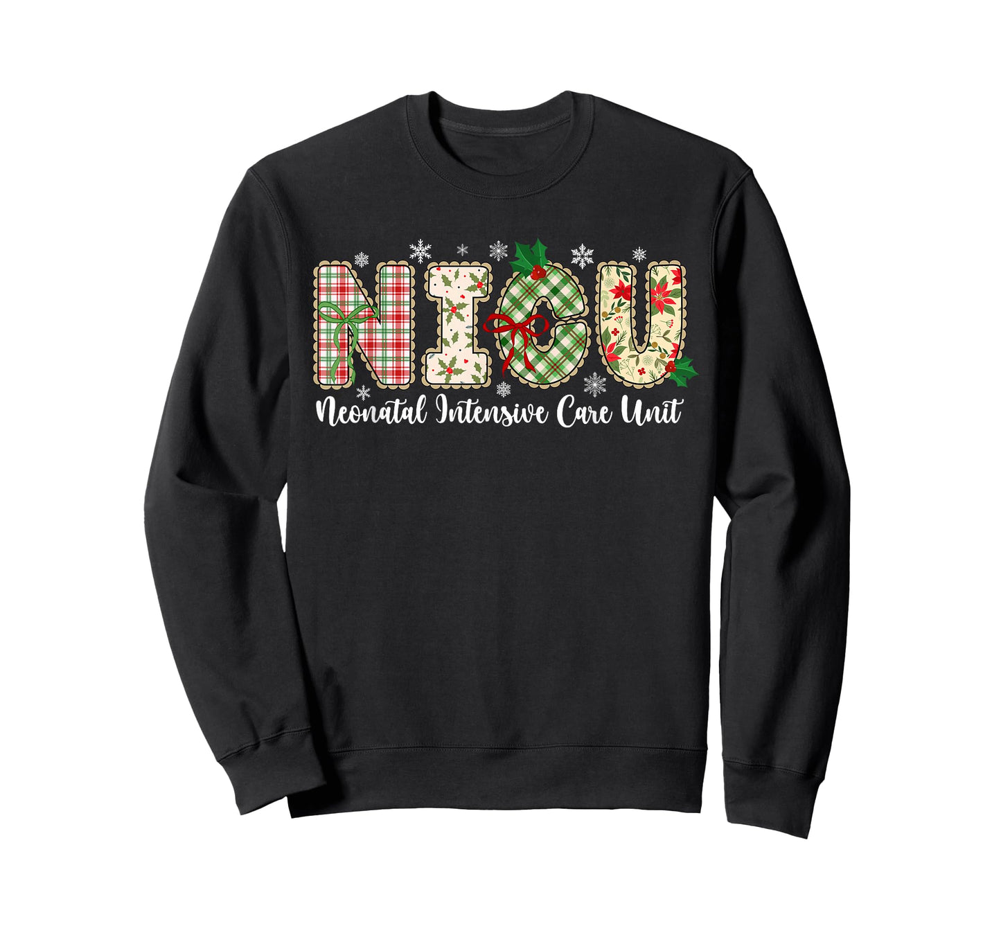 NICU Christmas Neonatal Intensive Care Unit Xmas Coquette T-Shirt