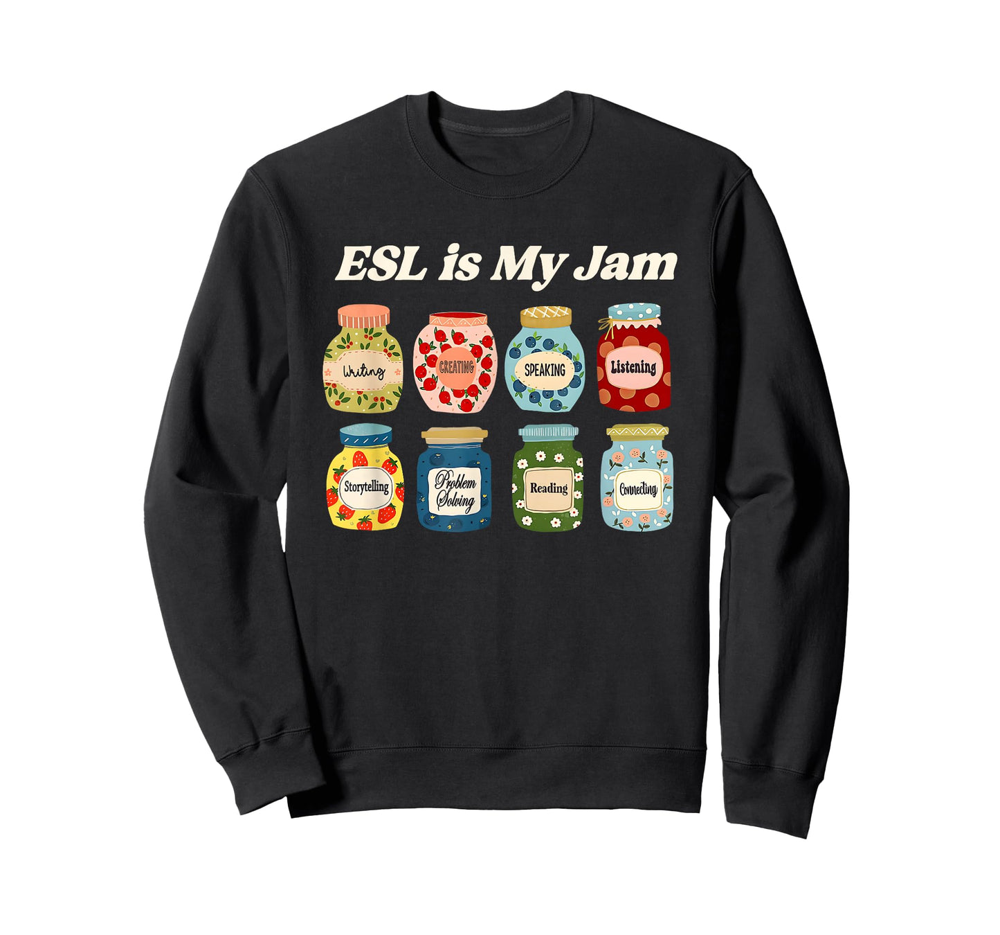 ESL is My Jam English Teacher Christmas Ell ELD EL Ela T-Shirt