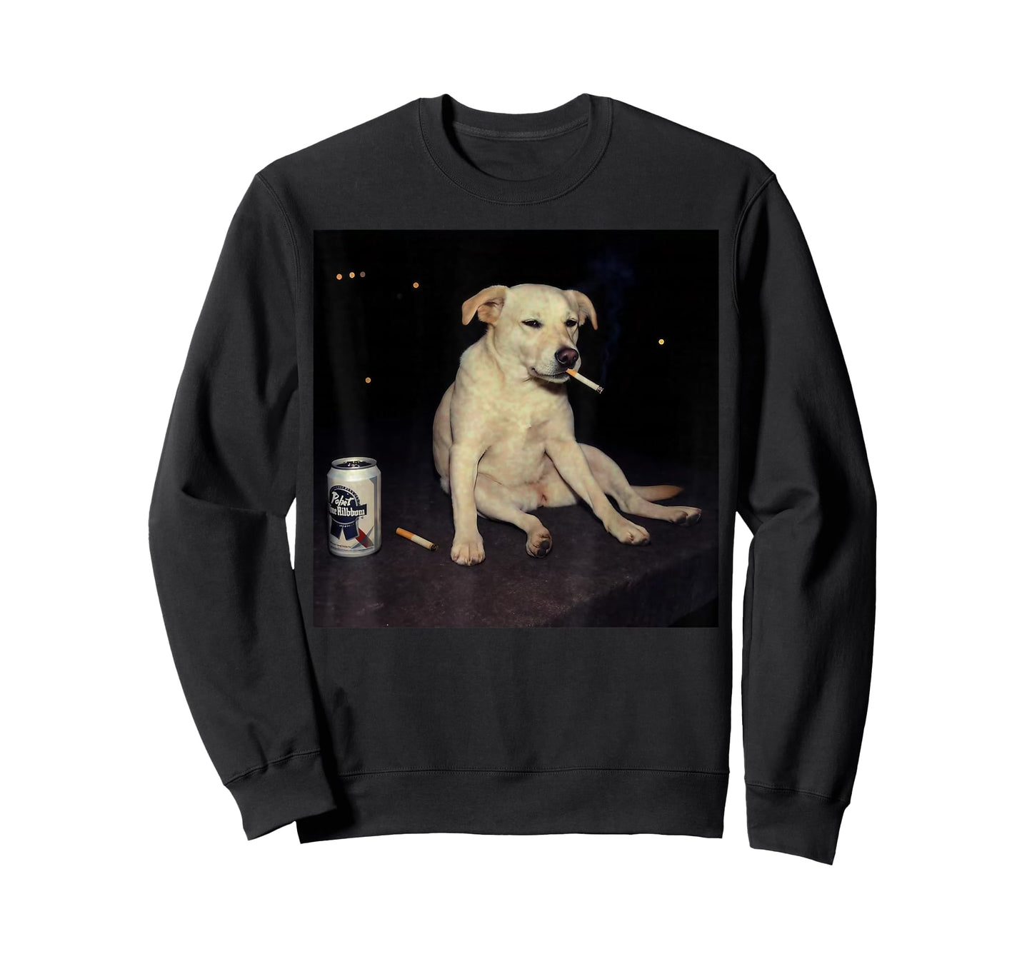 Funny Smoking Dog Meme Cigarette Gen Z Meme Dog Lover T-Shirt