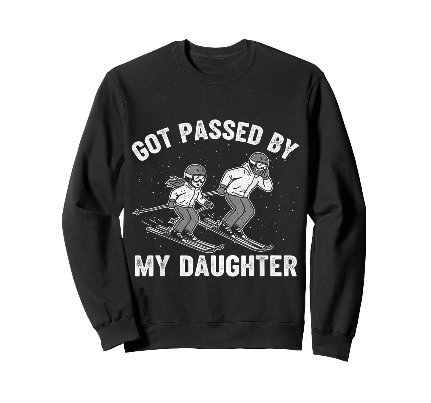 Got Passed by My Daughter Funny Skiing T-Shirt