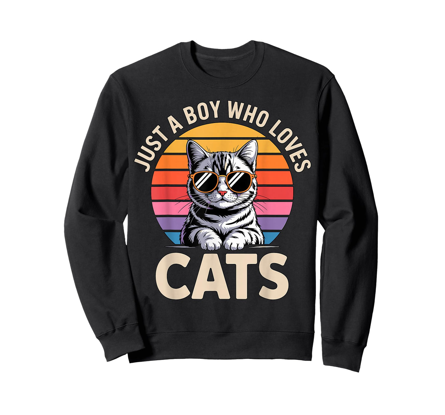 Just a Boy Who Loves Cats T-Shirt