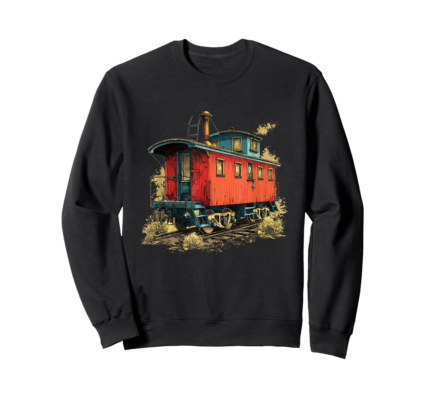 Nice Caboose Graphic for Railroad Lovers T-Shirt