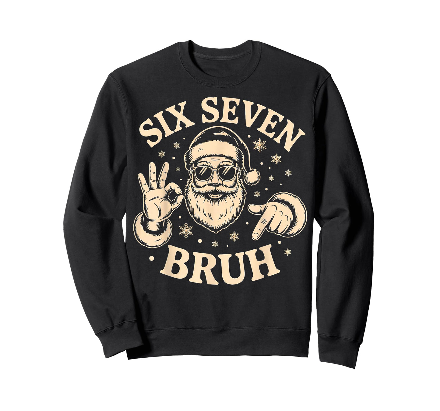 Bruh 67 Christmas Santa Six Seven 6 7 Christmas T-Shirt
