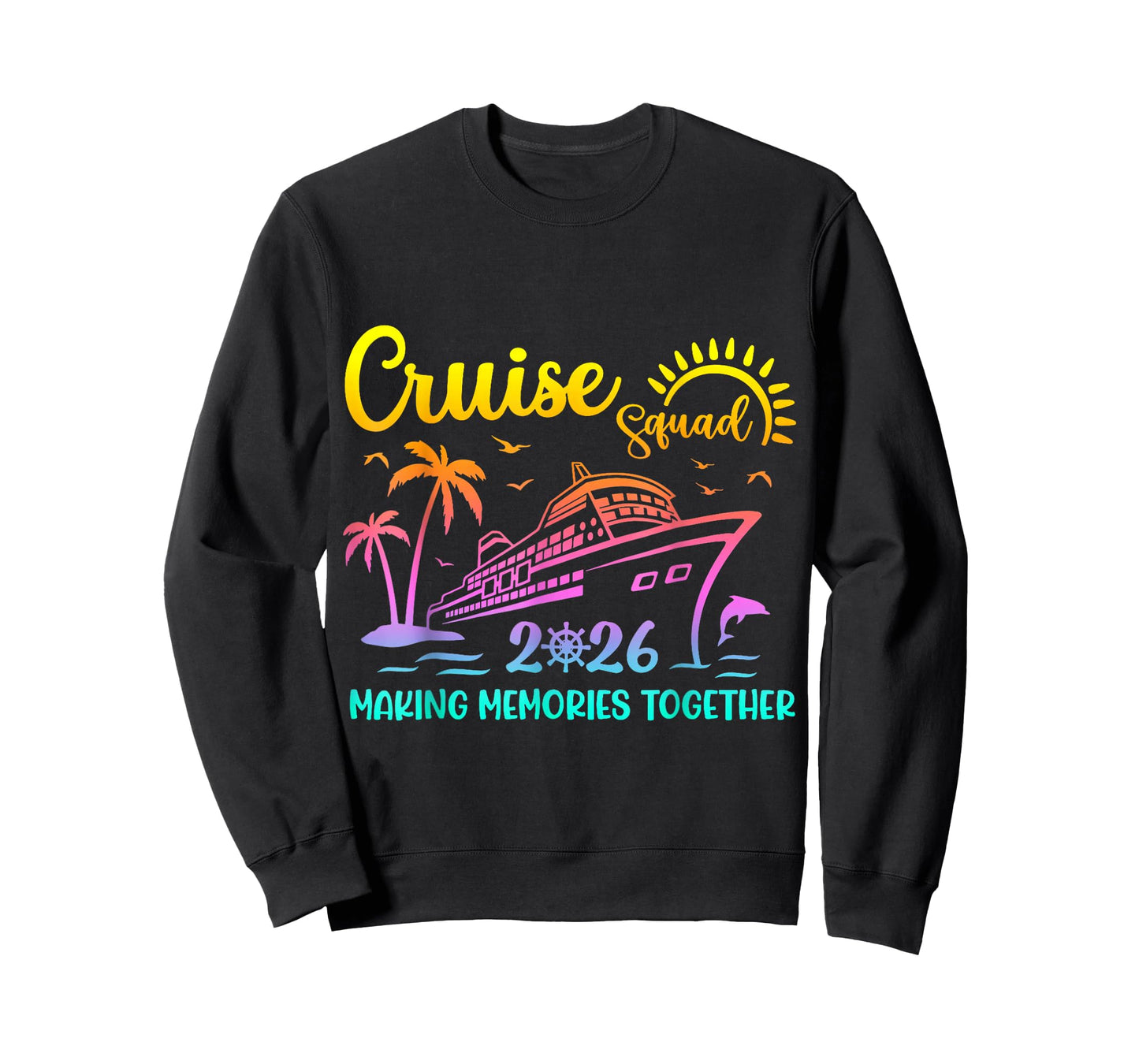 Cruise Squad 2026 Family Friends Vacation Matching Group T-Shirt