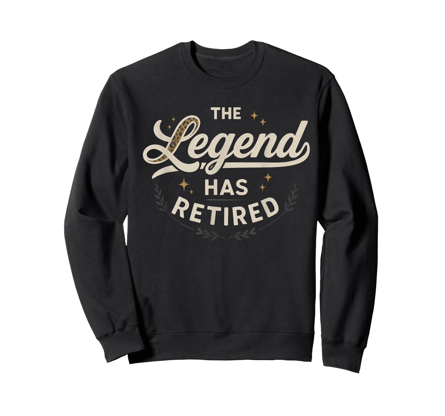 The Legend Has Retired Vintage Script T-Shirt