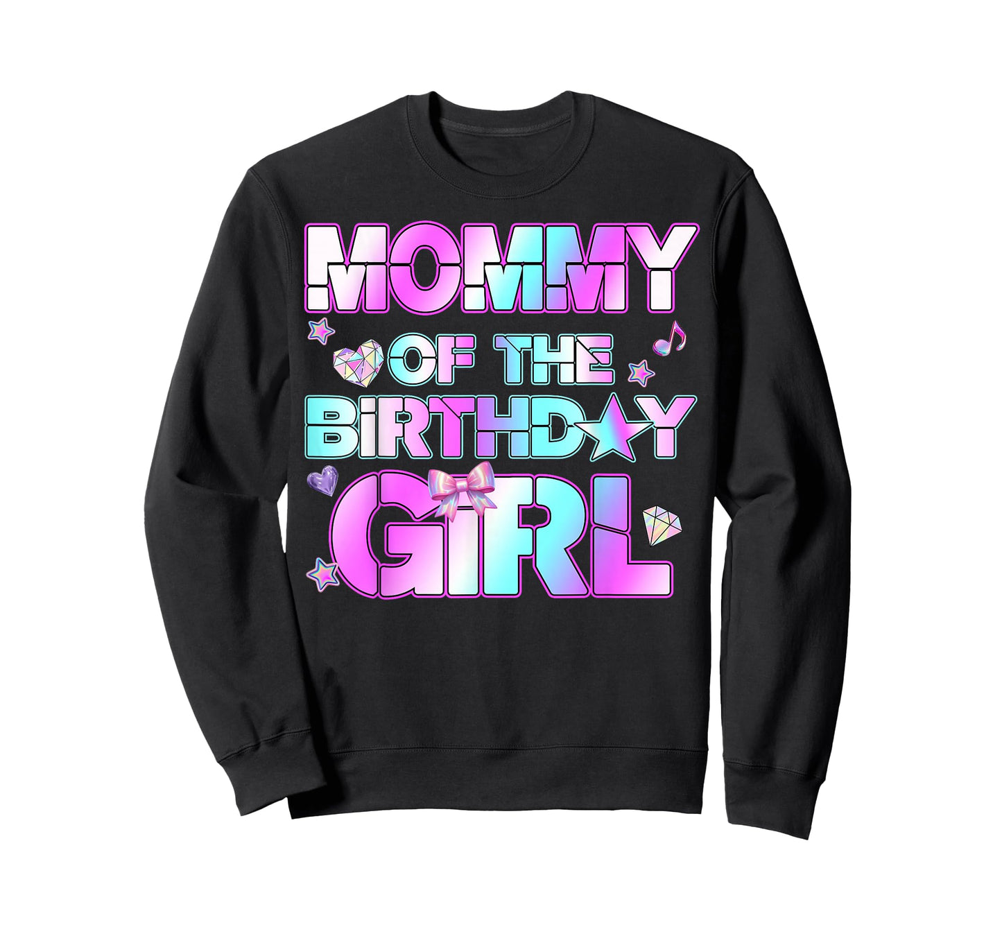 Mommy The Birthday Girl Kpop Family Birthday Party Girls T-Shirt