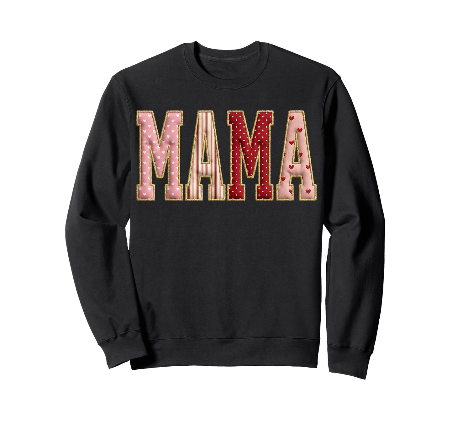 Gifts Love Mother Hearts Mama Valentine Mom Valentines T-Shirt