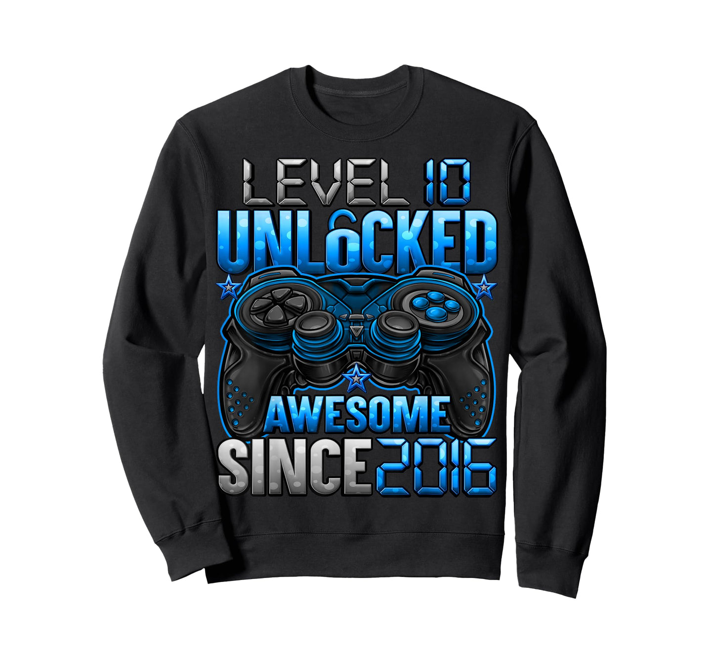 Level 10 Unlocked 10 Year Old Gifts Boys 10th Birthday Boy T-Shirt