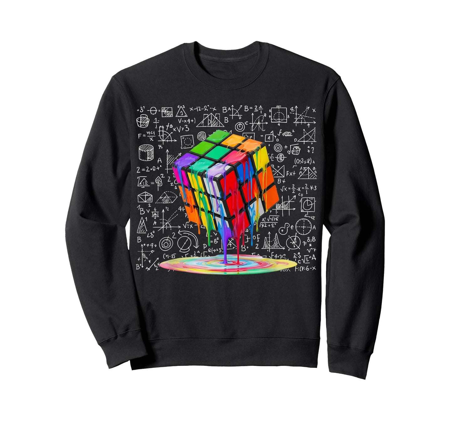 Melting Cube Speed Cubing Tee Vintage Puzzle Youth Math Boys T-Shirt