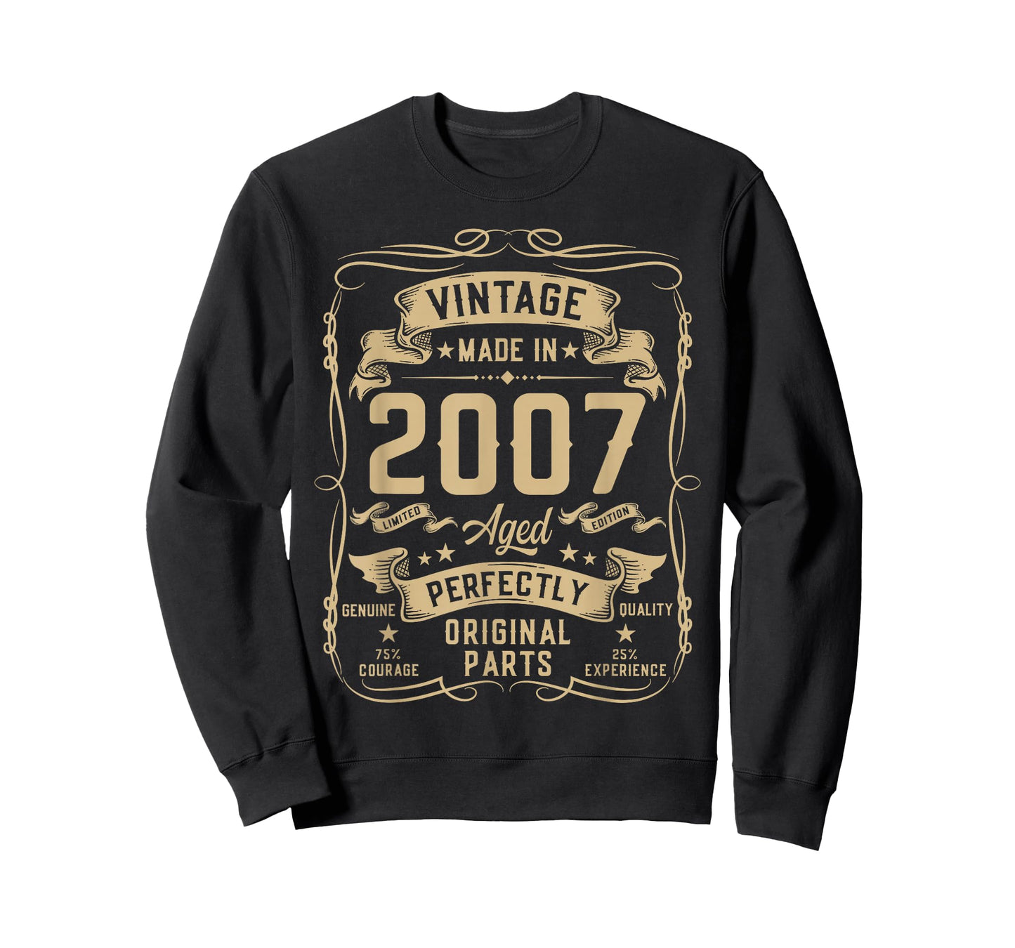 Vintage 2007 19yr 19th Birthday Gifts for Men 19 Years Old T-Shirt