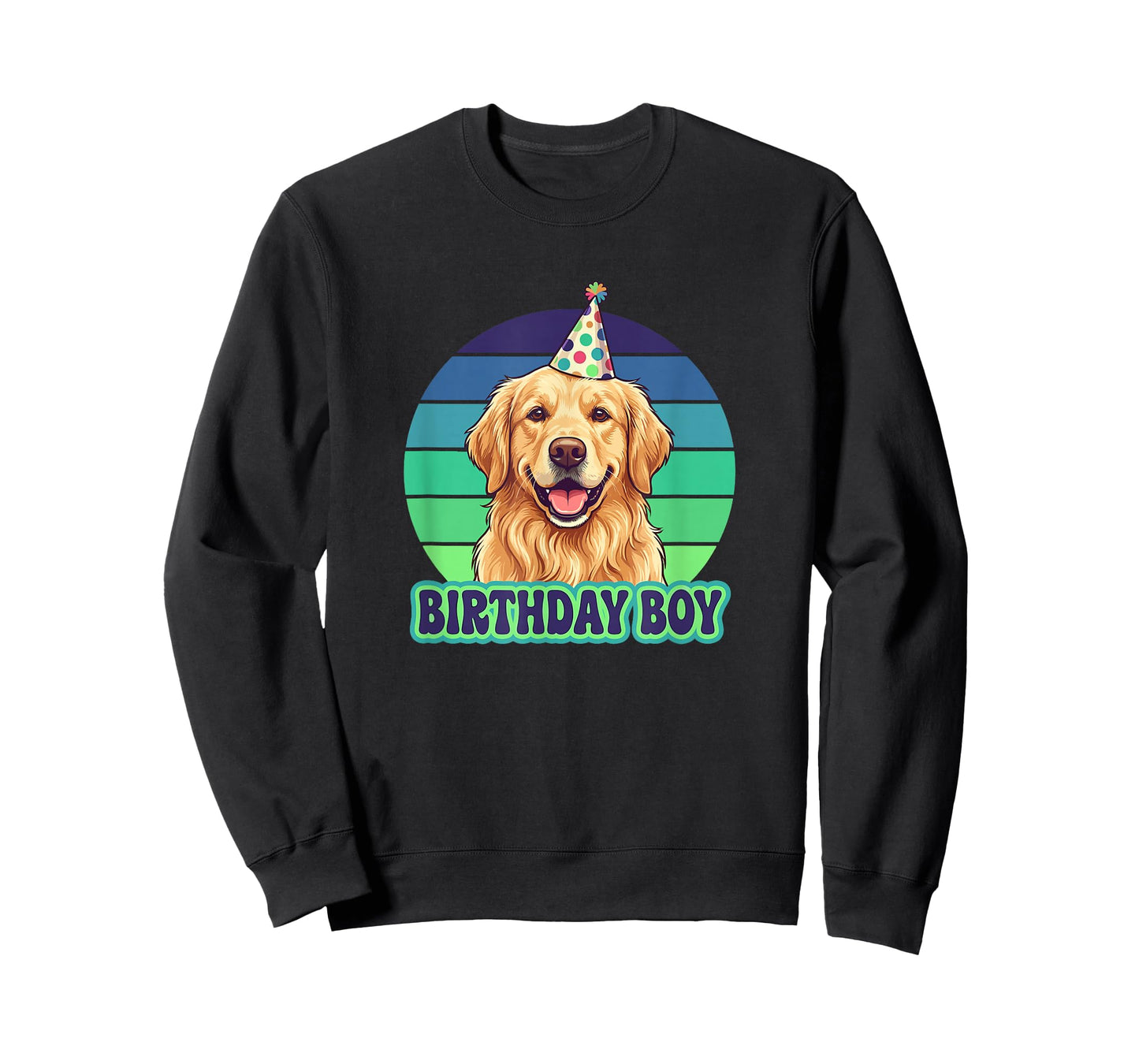 Golden Retriever Birthday Boy T-Shirt