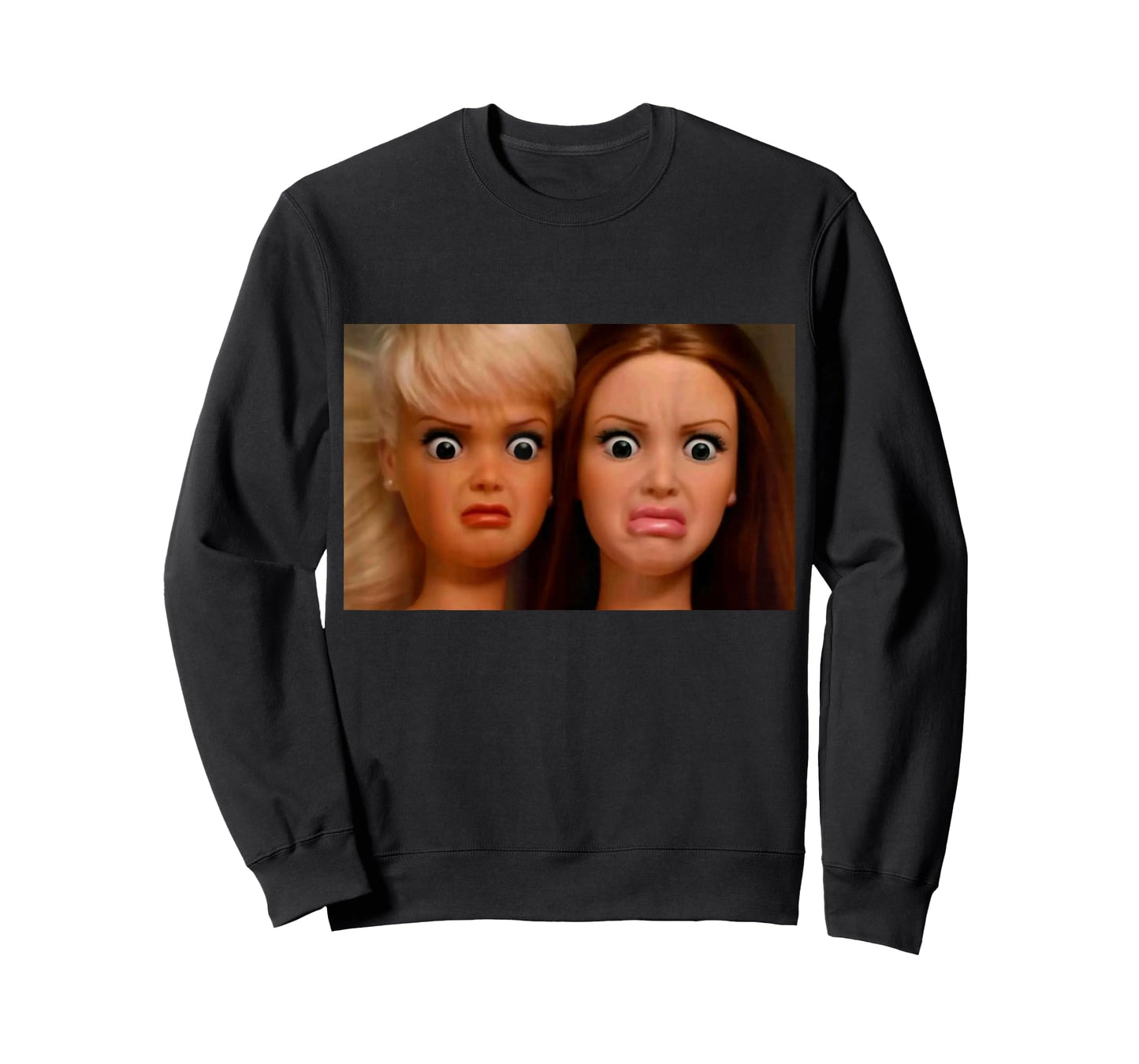 Funny Disgusting Doll face Meme Hilarious Sarcastic Gift Tee T-Shirt