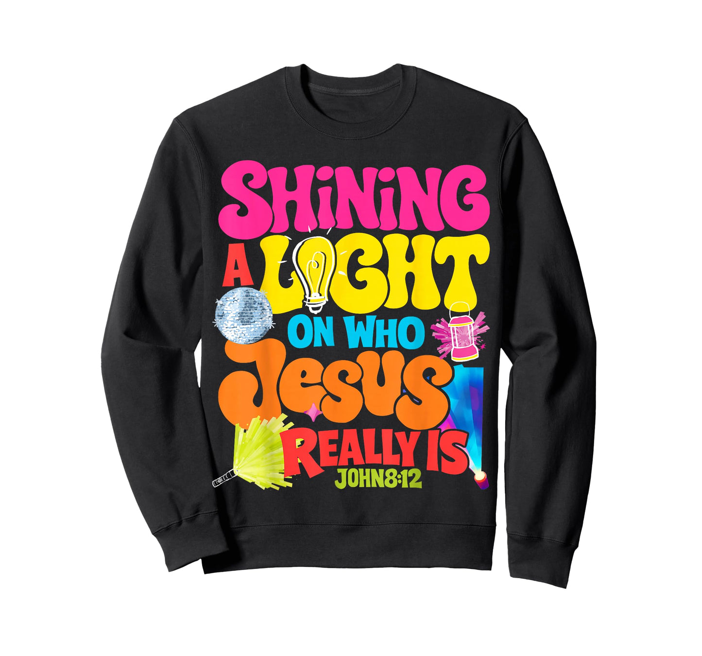 Shining A Light On Who Jesus Really is Cute VBS 2026 Kids T-Shirt