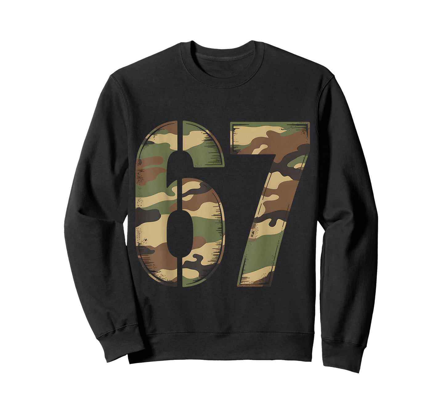 67 Hunting Camo Six Seven 6 7 Meme Camouflage 67 T-Shirt