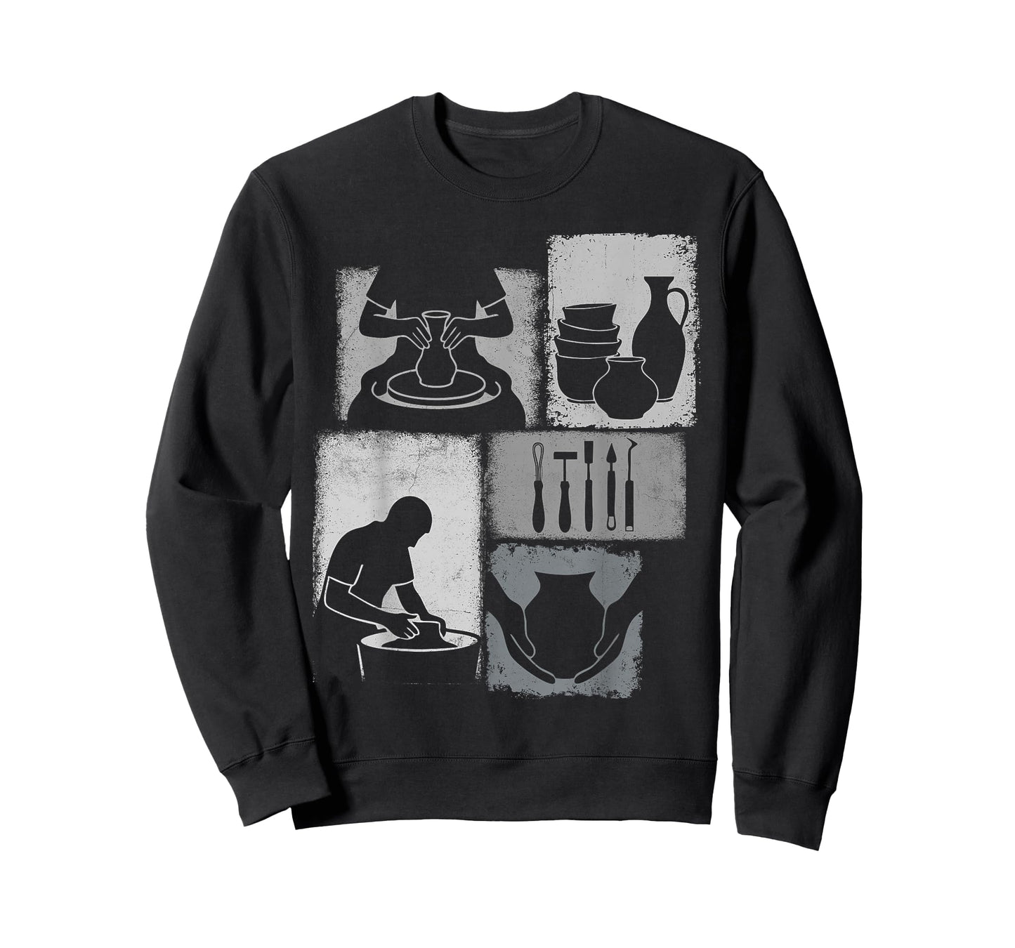 Pottery Vintage Collage Ceramist Artist Ceramica Lover T-Shirt