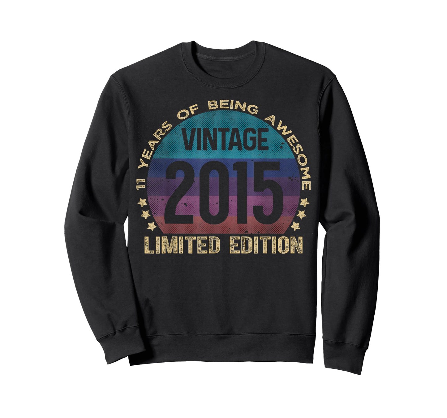 11 Year Old Gifts Vintage 2015 Limited Edition 11th Birthday T-Shirt