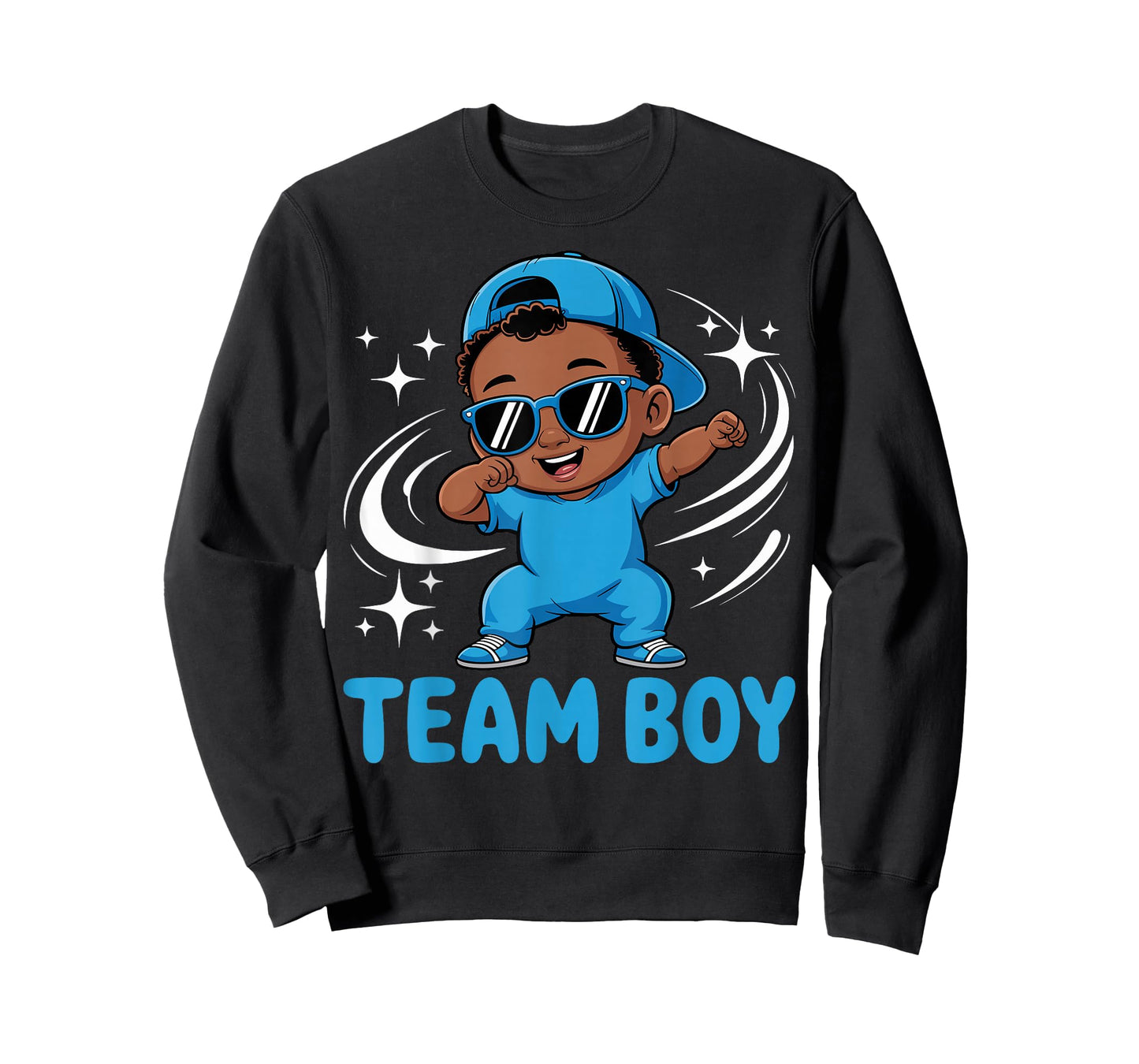 Team Boy Baby Announcement Gender Reveal Family Party T-Shirt