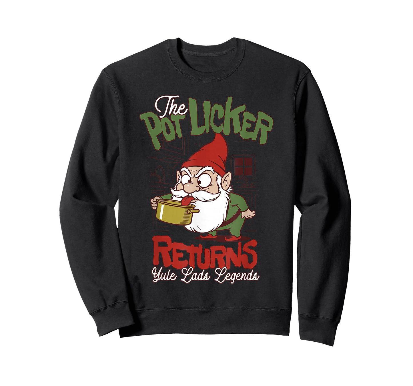 Pot Licker Returns Icelandic Yule Lads Holiday Humor T-Shirt