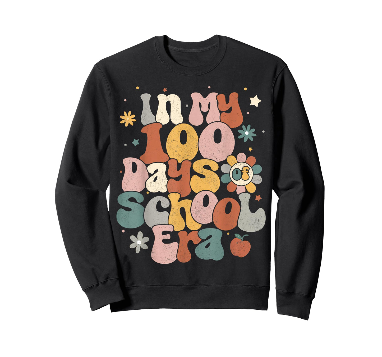 in My 100 Days of School Era Retro 100th Day of School T-Shirt