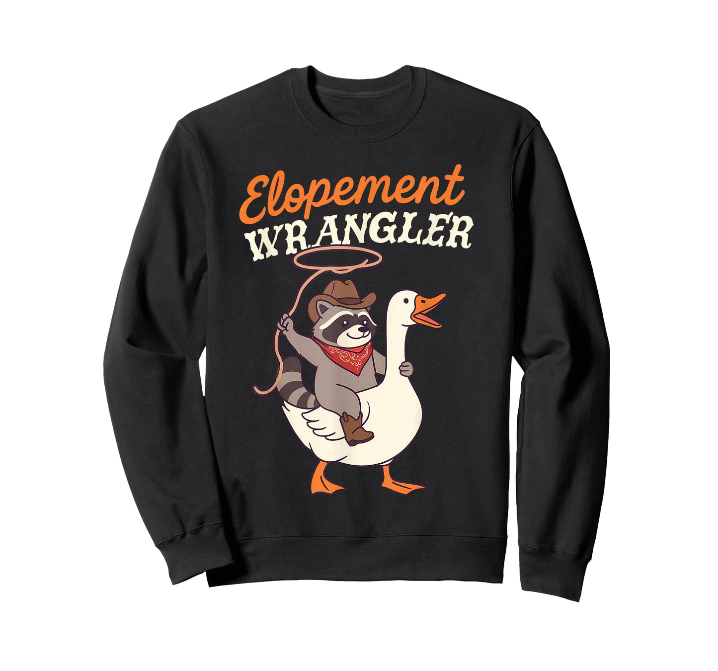 Behavior Analyst ABA Racoon Silly Goose Elopement Wrangler T-Shirt