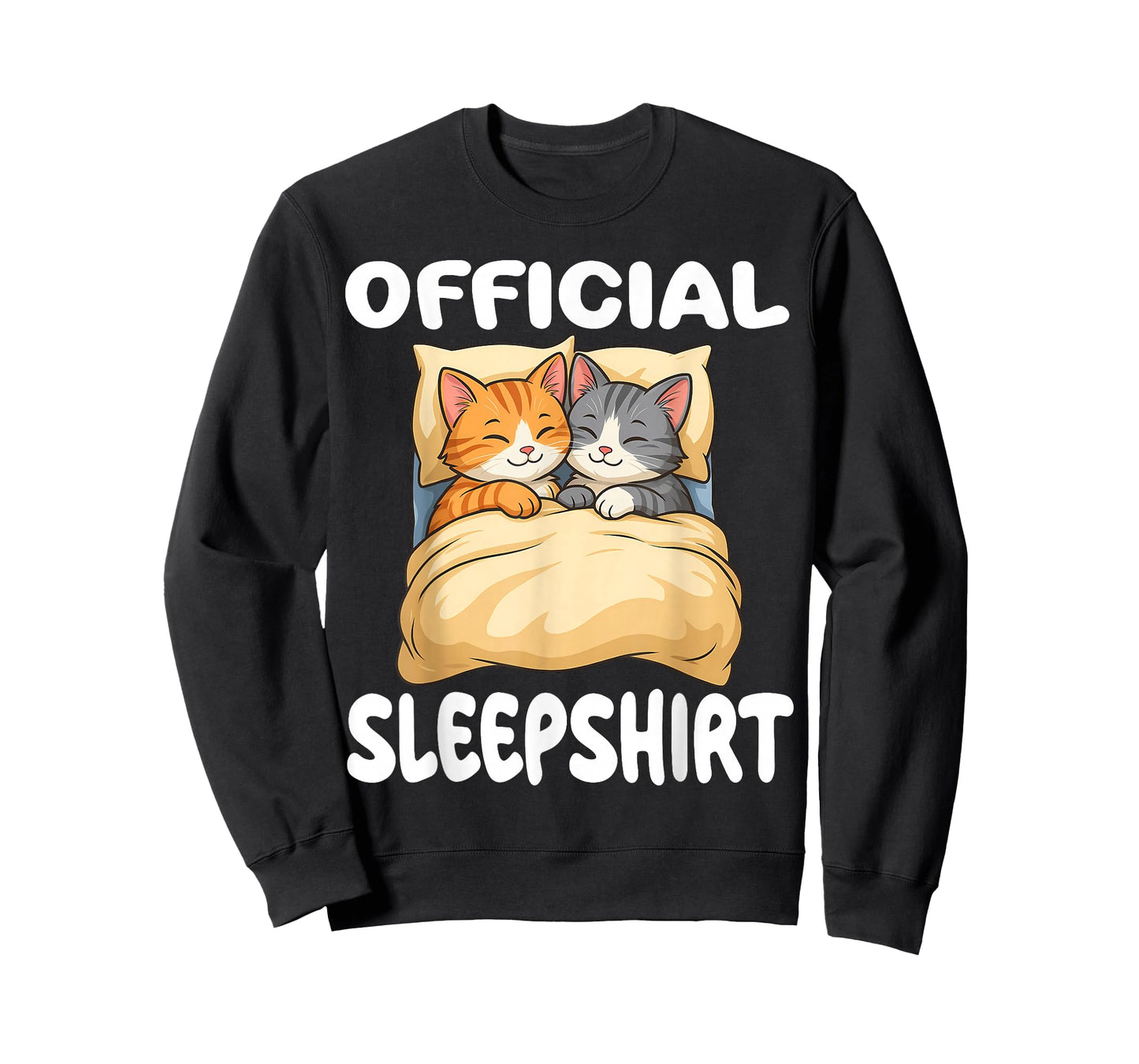 Official Sleepshirt Cute Sleeping Cat Animal Lovers Pajama T-Shirt